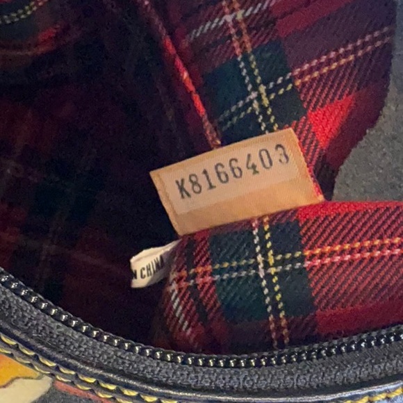 Vintage Dooney & Bourke Scottie Dog Print Shoulder Bag  11”W x 6.25”H x 7”D ~EUC - Picture 15 of 16